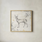Wild and Beautiful VI by Daphne Brissonnet. Shown in a natural wood glass frame for a timeless modern aesthetic. Available as an archival giclee rolled canvas, fine art paper, or poster print. SKU 28765a.