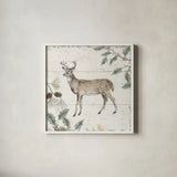 Wild and Beautiful VI Color by Daphne Brissonnet. Shown in a crisp white glass frame for a clean and minimalist style. Available as an archival giclee rolled canvas, fine art paper, or poster print. SKU 72270a.