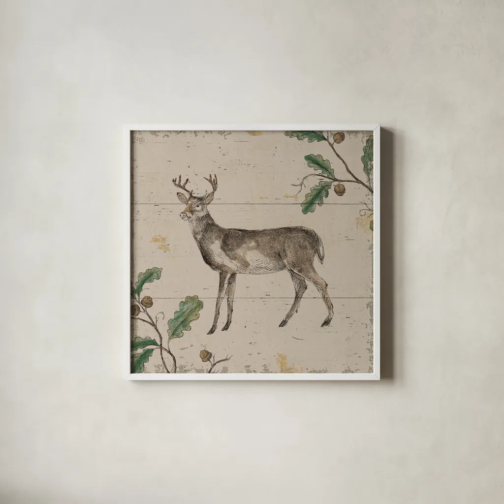 Wild and Beautiful VI Color by Daphne Brissonnet. Shown in a crisp white glass frame for a clean and minimalist style. Available as an archival giclee rolled canvas, fine art paper, or poster print. SKU 82941a.