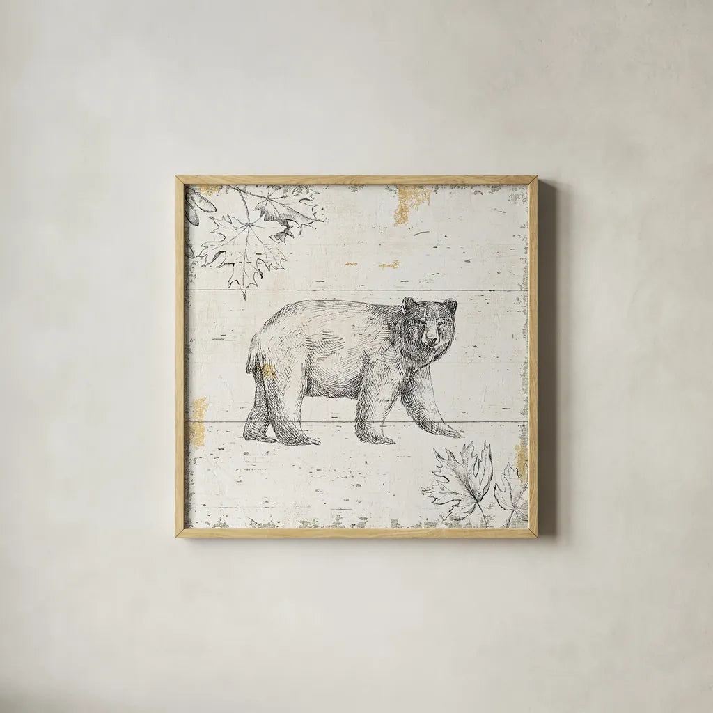 Wild and Beautiful VII by Daphne Brissonnet. Shown in a natural wood glass frame for a timeless modern aesthetic. Available as an archival giclee rolled canvas, fine art paper, or poster print. SKU 28766a.