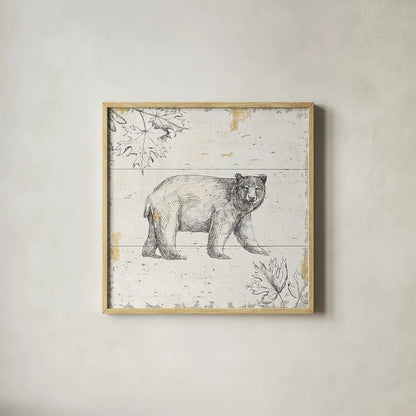 Wild and Beautiful VII by Daphne Brissonnet. Shown in a natural wood glass frame for a timeless modern aesthetic. Available as an archival giclee rolled canvas, fine art paper, or poster print. SKU 28766a.