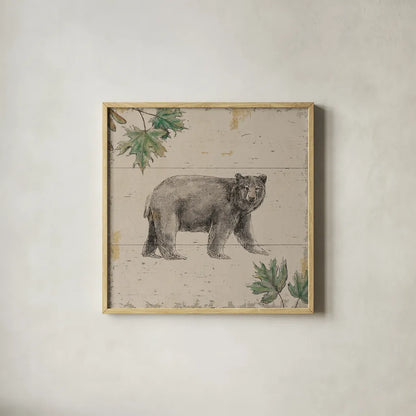 Wild and Beautiful VII Color by Daphne Brissonnet. Shown in a natural wood glass frame for a timeless modern aesthetic. Available as an archival giclee rolled canvas, fine art paper, or poster print. SKU 82942a.