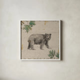 Wild and Beautiful VII Color by Daphne Brissonnet. Shown in a crisp white glass frame for a clean and minimalist style. Available as an archival giclee rolled canvas, fine art paper, or poster print. SKU 82942a.