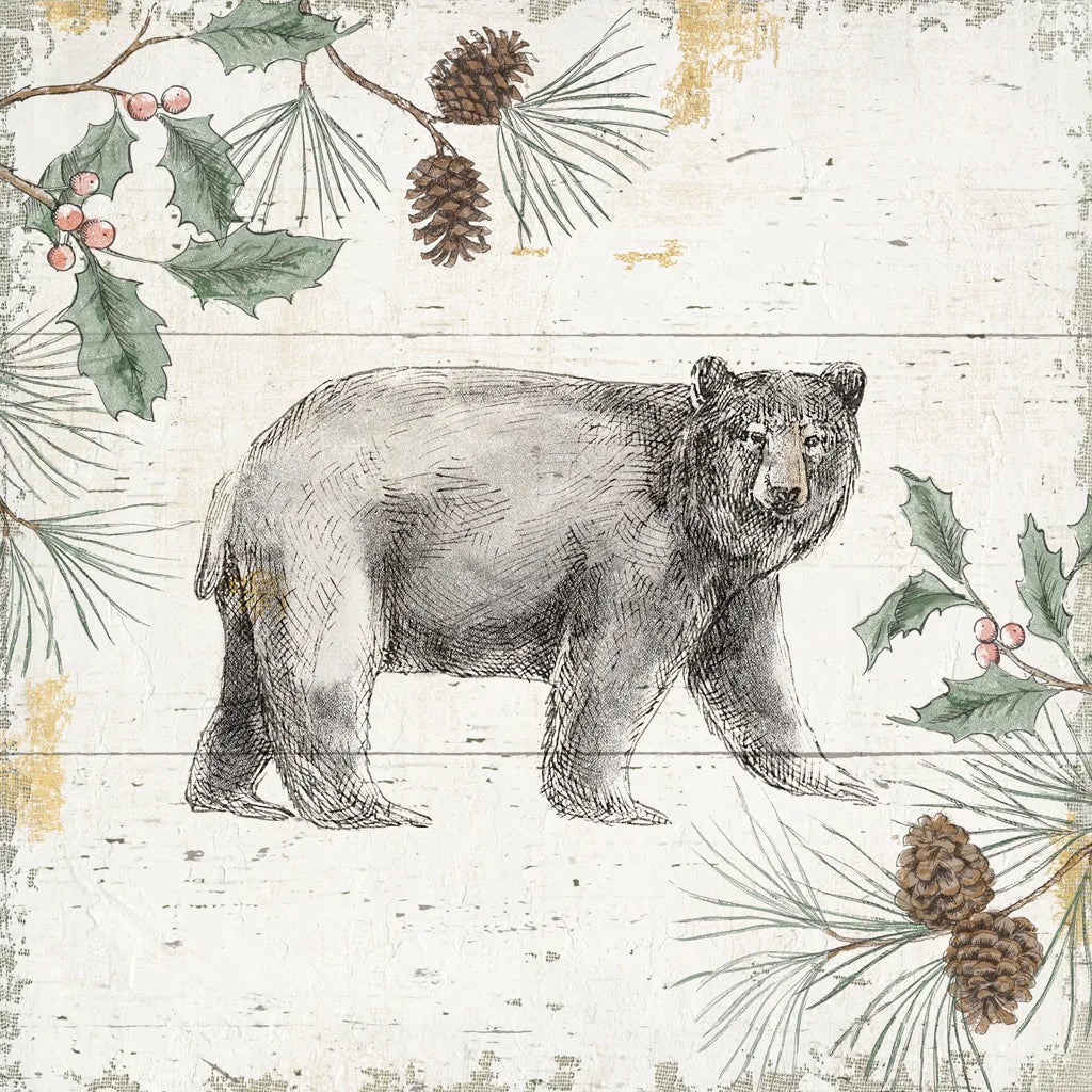 Wild and Beautiful VII Holiday by Daphne Brissonnet. SKU 72271a. Archival Giclee Fine art print for wall decor.