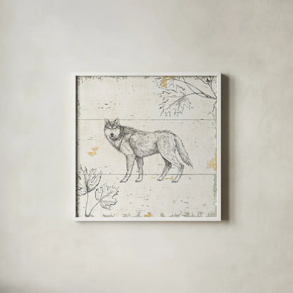 Wild and Beautiful VIII by Daphne Brissonnet. Shown in a crisp white glass frame for a clean and minimalist style. Available as an archival giclee rolled canvas, fine art paper, or poster print. SKU 28767a.