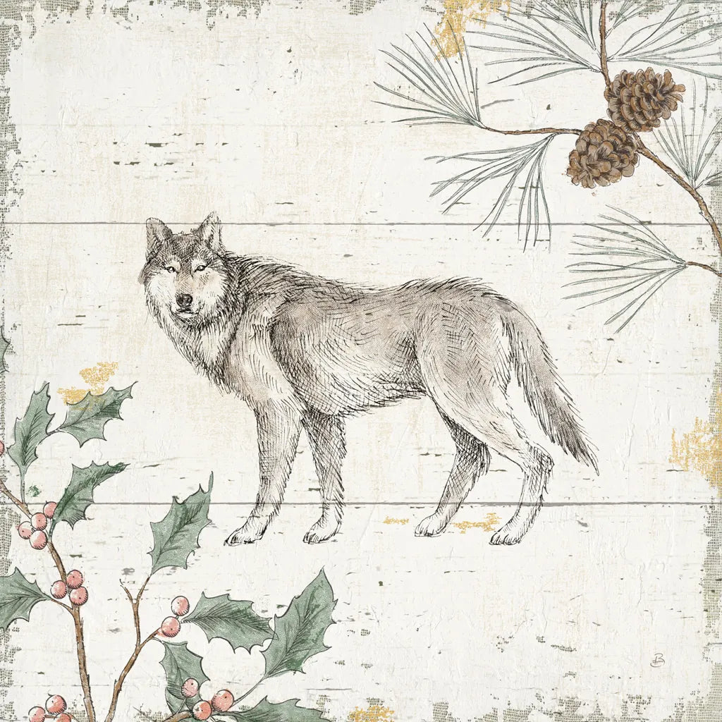 Wild and Beautiful VIII Holiday by Daphne Brissonnet. SKU 72272a. Archival Giclee Fine art print for wall decor.