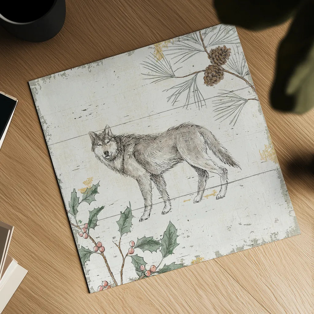 Wild and Beautiful VIII Holiday by Daphne Brissonnet. Shown as a detailed flat fine art print, highlighting archival giclee quality. Available as an archival giclee rolled canvas, fine art paper, or poster print. SKU 72272a.