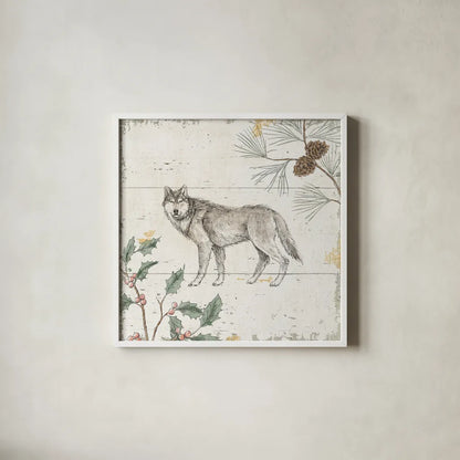 Wild and Beautiful VIII Holiday by Daphne Brissonnet. Shown in a crisp white glass frame for a clean and minimalist style. Available as an archival giclee rolled canvas, fine art paper, or poster print. SKU 72272a.