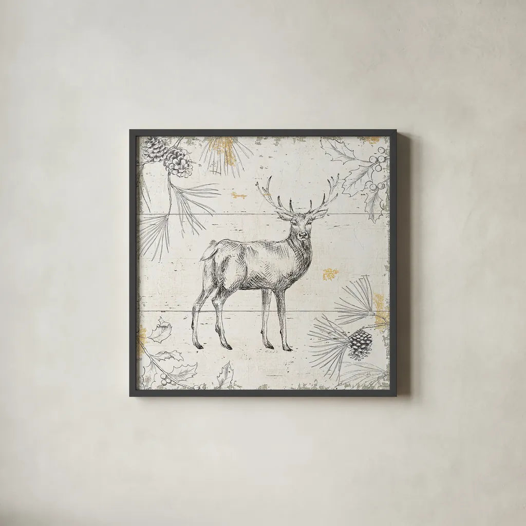 Wild and Beautiful X by Daphne Brissonnet. Shown in a sleek black glass frame for a contemporary gallery look. Available as an archival giclee rolled canvas, fine art paper, or poster print. SKU 37938a.