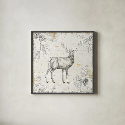 Wild and Beautiful X by Daphne Brissonnet. Shown in a sleek black glass frame for a contemporary gallery look. Available as an archival giclee rolled canvas, fine art paper, or poster print. SKU 37938a.