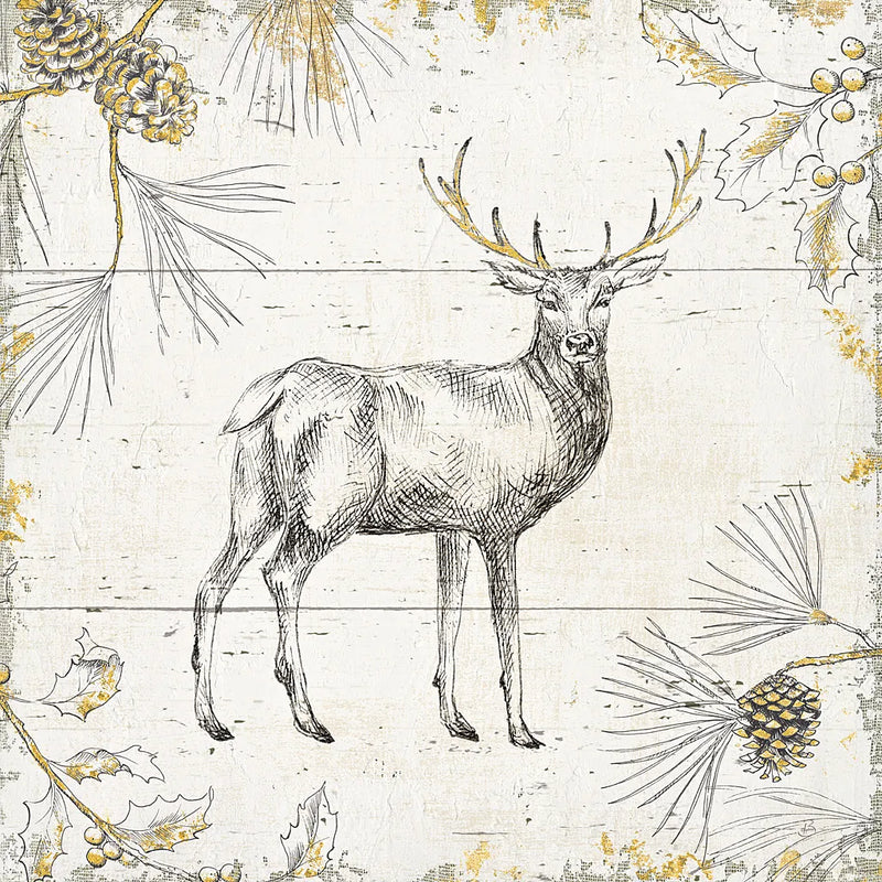 Wild and Beautiful X Gold by Daphne Brissonnet. SKU 38470a. Archival Giclee Fine art print for wall decor.