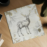 Wild and Beautiful X Gold by Daphne Brissonnet. Shown as a detailed flat fine art print, highlighting archival giclee quality. Available as an archival giclee rolled canvas, fine art paper, or poster print. SKU 38470a.
