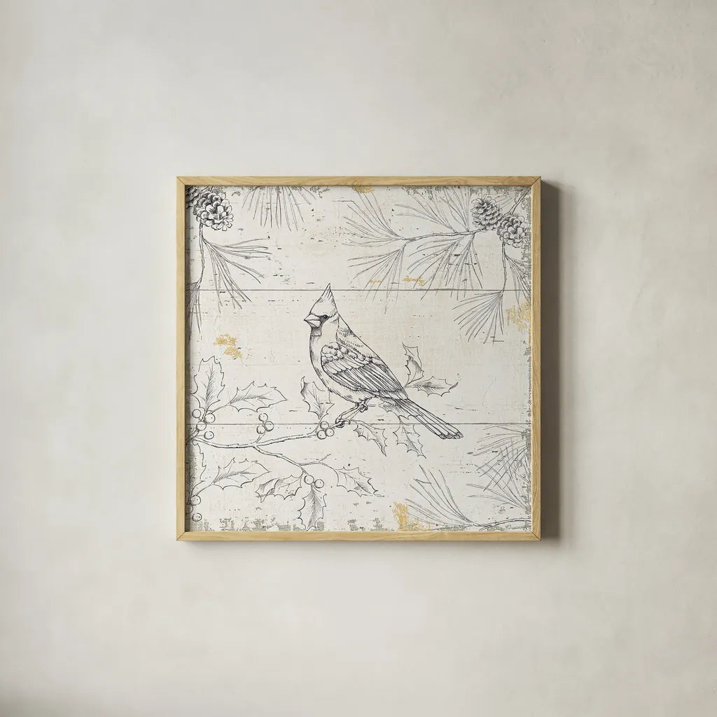 Wild and Beautiful XI by Daphne Brissonnet. Shown in a natural wood glass frame for a timeless modern aesthetic. Available as an archival giclee rolled canvas, fine art paper, or poster print. SKU 37939a.