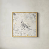 Wild and Beautiful XI by Daphne Brissonnet. Shown in a natural wood glass frame for a timeless modern aesthetic. Available as an archival giclee rolled canvas, fine art paper, or poster print. SKU 37939a.