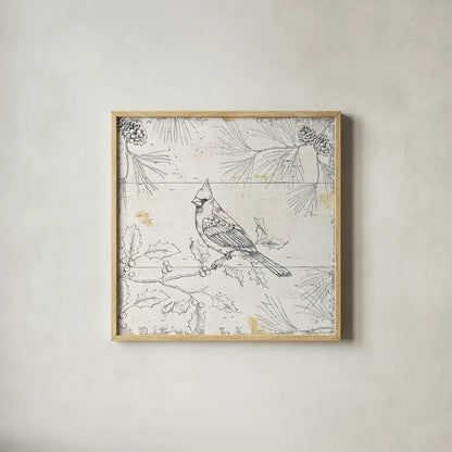 Wild and Beautiful XI by Daphne Brissonnet. Shown in a natural wood glass frame for a timeless modern aesthetic. Available as an archival giclee rolled canvas, fine art paper, or poster print. SKU 37939a.