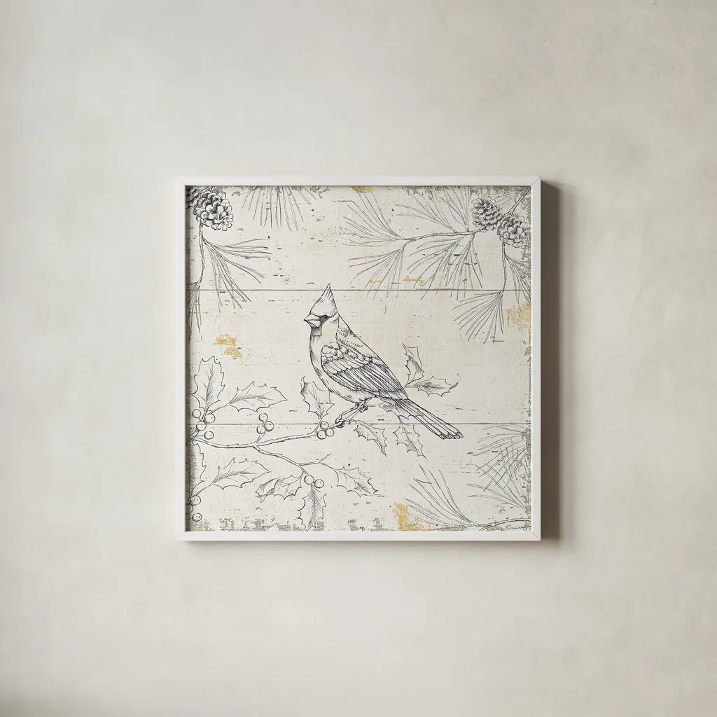 Wild and Beautiful XI by Daphne Brissonnet. Shown in a crisp white glass frame for a clean and minimalist style. Available as an archival giclee rolled canvas, fine art paper, or poster print. SKU 37939a.