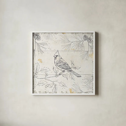 Wild and Beautiful XI by Daphne Brissonnet. Shown in a crisp white glass frame for a clean and minimalist style. Available as an archival giclee rolled canvas, fine art paper, or poster print. SKU 37939a.