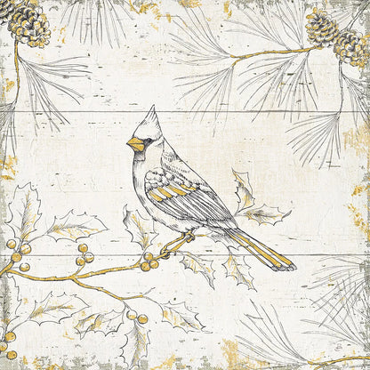 Wild and Beautiful XI Gold by Daphne Brissonnet. SKU 38471a. Archival Giclee Fine art print for wall decor.