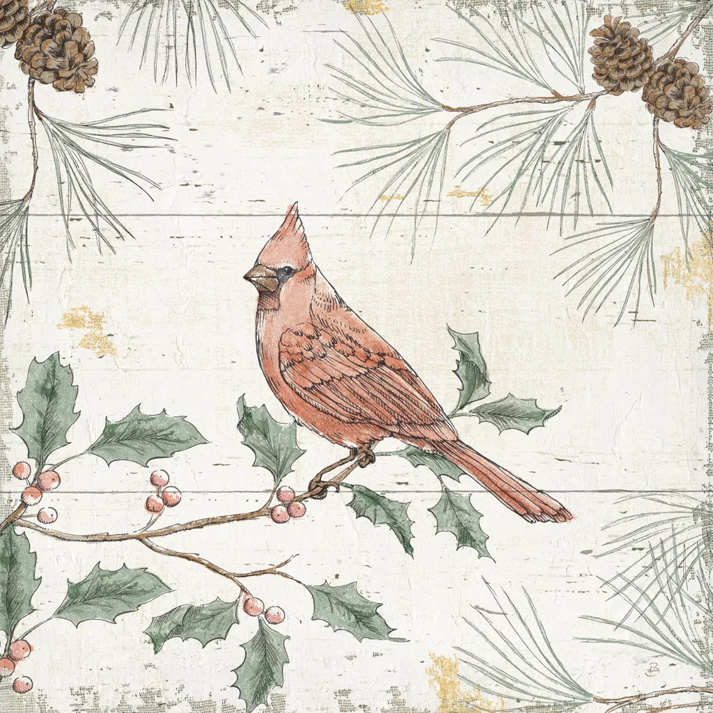 Wild and Beautiful XI Holiday by Daphne Brissonnet. SKU 72274a. Archival Giclee Fine art print for wall decor.