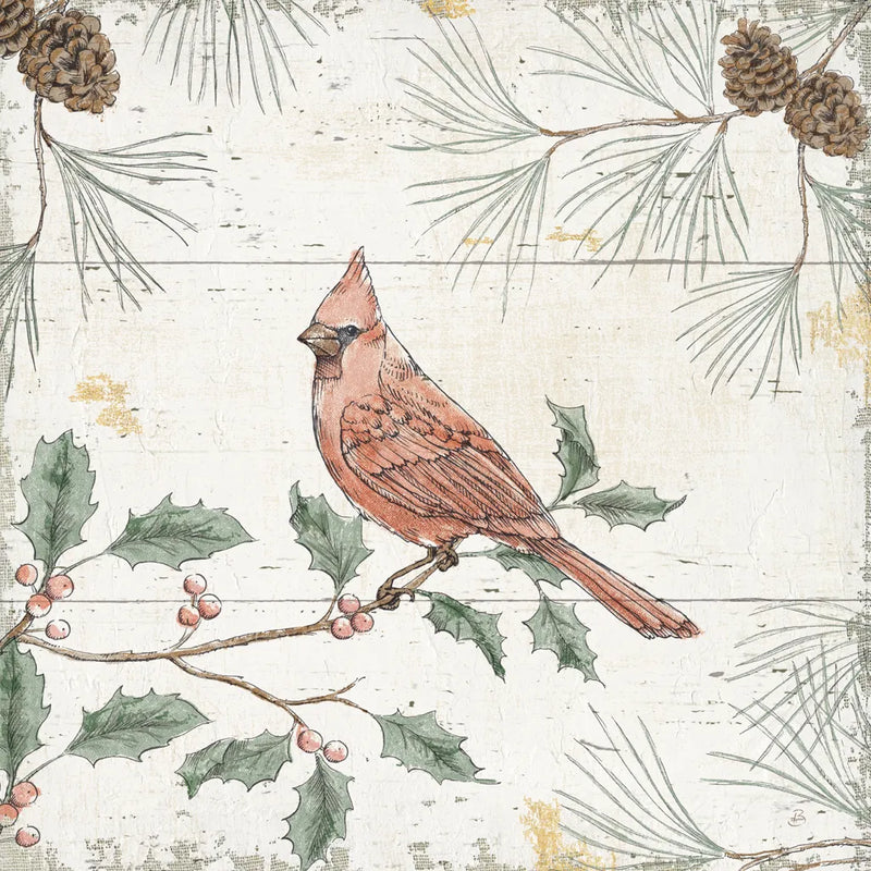 Wild and Beautiful XI Holiday by Daphne Brissonnet. SKU 72274a. Archival Giclee Fine art print for wall decor.