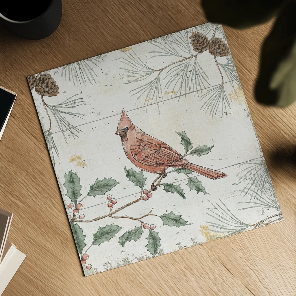 Wild and Beautiful XI Holiday by Daphne Brissonnet. Shown as a detailed flat fine art print, highlighting archival giclee quality. Available as an archival giclee rolled canvas, fine art paper, or poster print. SKU 72274a.