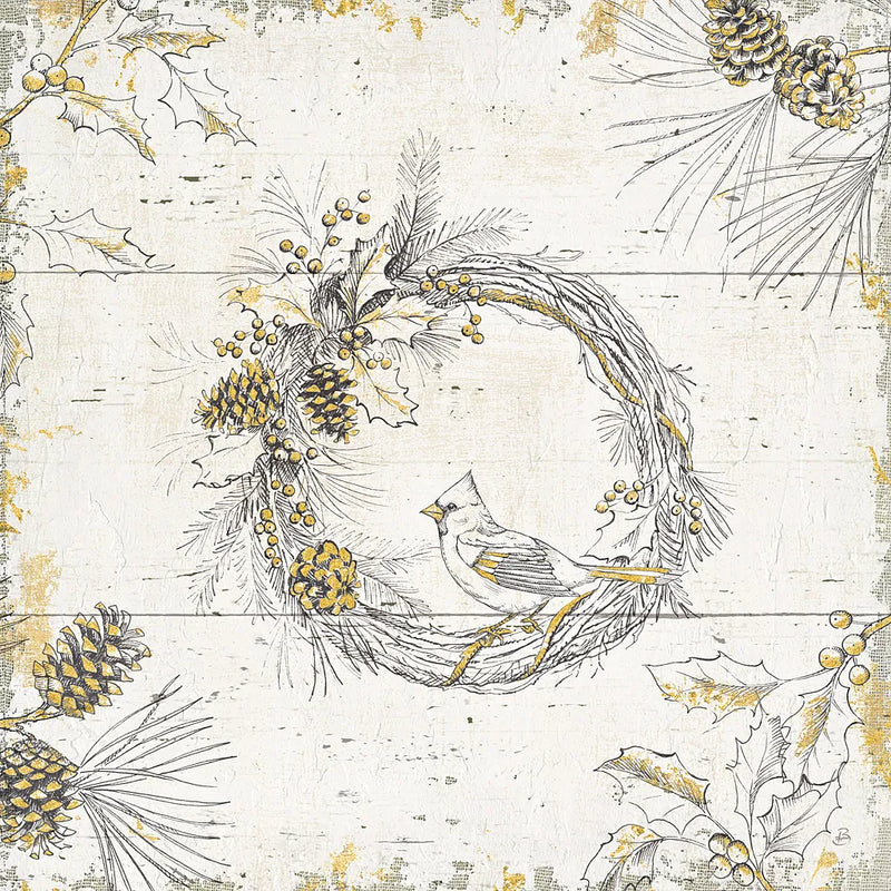 Wild and Beautiful XII Gold by Daphne Brissonnet. SKU 38472a. Archival Giclee Fine art print for wall decor.