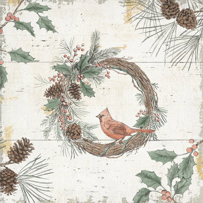 Wild and Beautiful XII Holiday by Daphne Brissonnet. SKU 72268a. Archival Giclee Fine art print for wall decor.