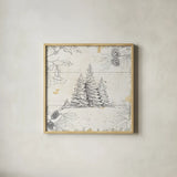 Wild and Beautiful XIII by Daphne Brissonnet. Shown in a natural wood glass frame for a timeless modern aesthetic. Available as an archival giclee rolled canvas, fine art paper, or poster print. SKU 37941a.