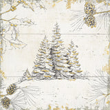 Wild and Beautiful XIII Gold by Daphne Brissonnet. SKU 38473a. Archival Giclee Fine art print for wall decor.