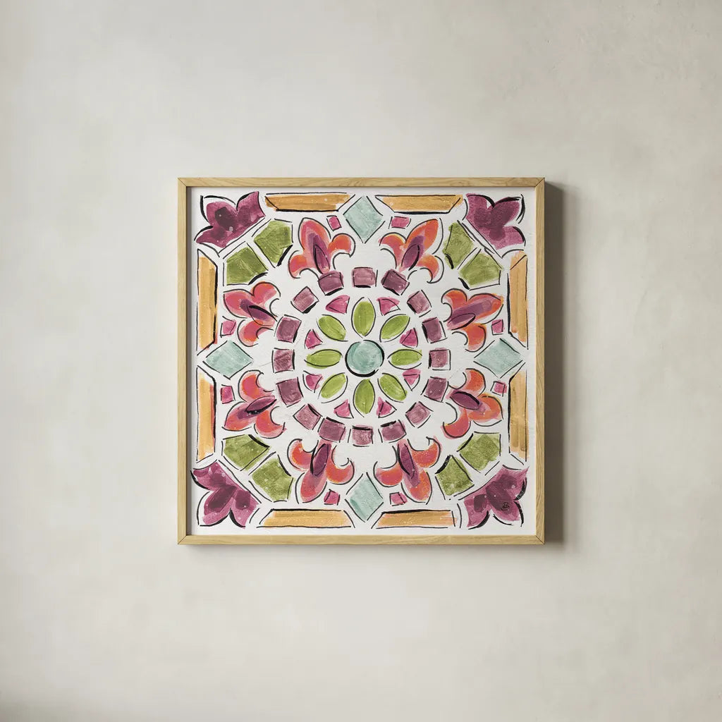 Wine Country VIII by Daphne Brissonnet. Shown in a natural wood glass frame for a timeless modern aesthetic. Available as an archival giclee rolled canvas, fine art paper, or poster print. SKU 42153a.