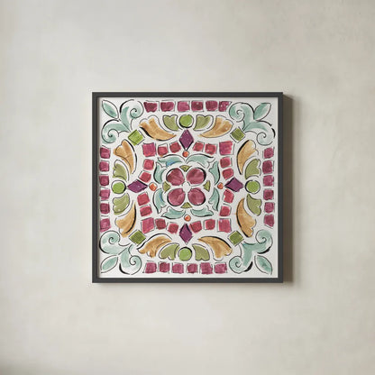 Wine Country X by Daphne Brissonnet. Shown in a sleek black glass frame for a contemporary gallery look. Available as an archival giclee rolled canvas, fine art paper, or poster print. SKU 42155a.