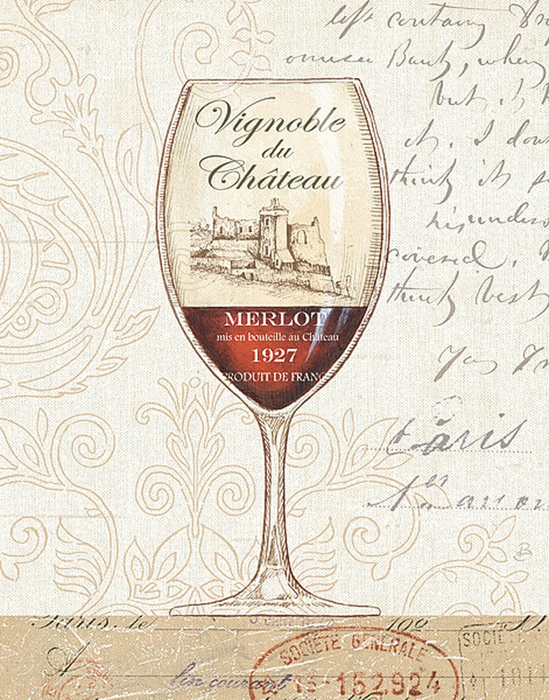 Wine by the Glass II by Daphne Brissonnet