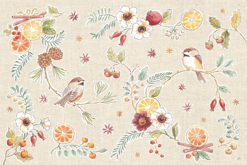 Winter Spice I by Daphne Brissonnet. SKU 68263i. Archival Giclee Fine art print for wall decor.