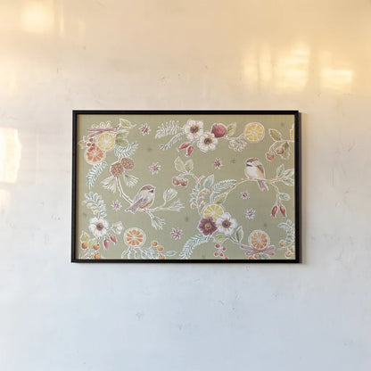 Winter Spice I Color by Daphne Brissonnet. shown as a paper print in a black flame. Available as a archival giclee rolled canvas, fine art paper, or poster print. SKU 68270i.