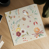 Winter Spice II by Daphne Brissonnet. Shown as a detailed flat fine art print, highlighting archival giclee quality. Available as an archival giclee rolled canvas, fine art paper, or poster print. SKU 68264a.