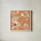 Winter Spice II Color by Daphne Brissonnet. Shown in a crisp white glass frame for a clean and minimalist style. Available as an archival giclee rolled canvas, fine art paper, or poster print. SKU 68271a.