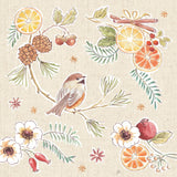 Winter Spice III by Daphne Brissonnet. SKU 68265a. Archival Giclee Fine art print for wall decor.