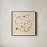Winter Spice IV by Daphne Brissonnet. Shown in a sleek black glass frame for a contemporary gallery look. Available as an archival giclee rolled canvas, fine art paper, or poster print. SKU 68266a.