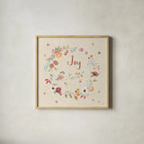 Winter Spice V by Daphne Brissonnet. Shown in a natural wood glass frame for a timeless modern aesthetic. Available as an archival giclee rolled canvas, fine art paper, or poster print. SKU 68267a.
