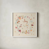 Winter Spice V by Daphne Brissonnet. Shown in a crisp white glass frame for a clean and minimalist style. Available as an archival giclee rolled canvas, fine art paper, or poster print. SKU 68267a.