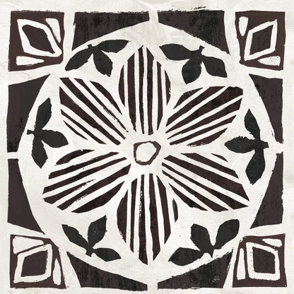 Woodcut Christmas IX by Daphne Brissonnet. SKU 69688a. Archival Giclee Fine art print for wall decor.