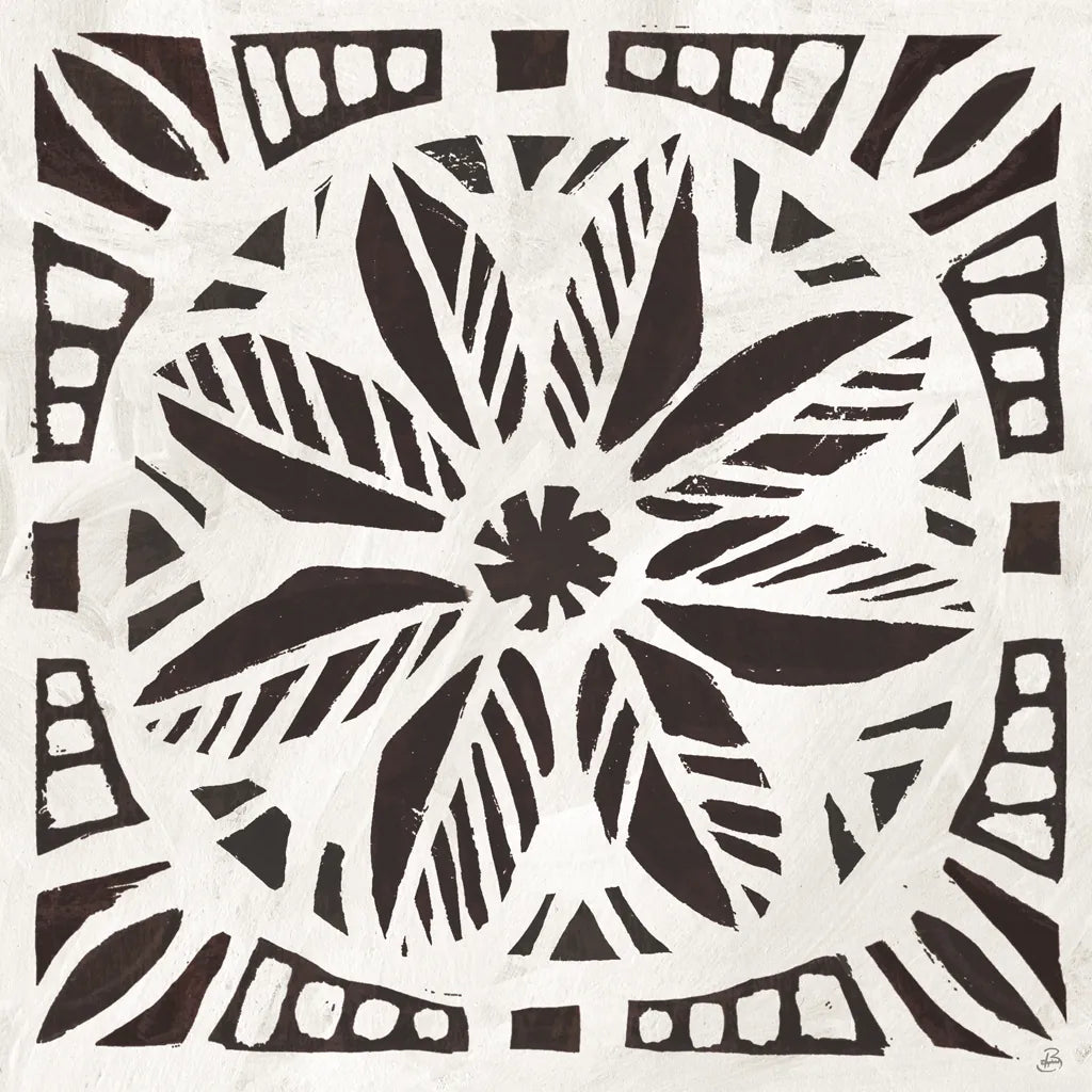 Woodcut Christmas XI by Daphne Brissonnet. SKU 69690a. Archival Giclee Fine art print for wall decor.