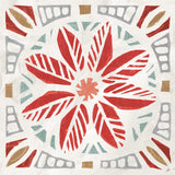 Woodcut Christmas XI Color by Daphne Brissonnet. SKU 69702a. Archival Giclee Fine art print for wall decor.