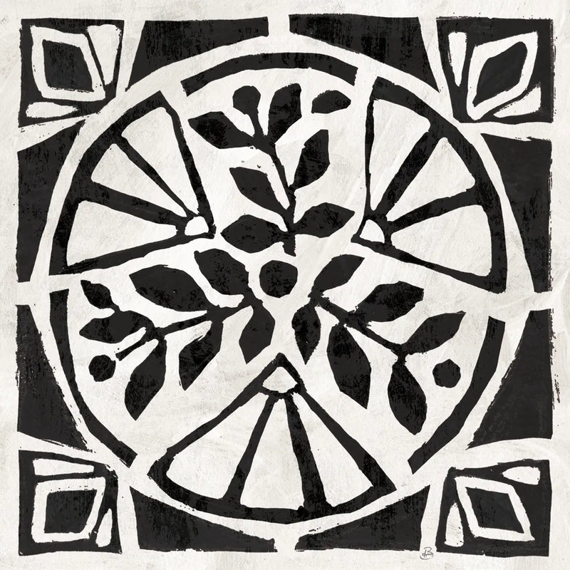 Woodcut Christmas XII by Daphne Brissonnet. SKU 69691a. Archival Giclee Fine art print for wall decor.