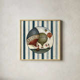 America Balloons I by David Carter Brown. Shown in a natural wood glass frame for a timeless modern aesthetic. Available as an archival giclee rolled canvas, fine art paper, or poster print. SKU 98923a.