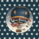 America Balloons II by David Carter Brown. SKU 98924a. Archival Giclee Fine art print for wall decor.