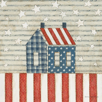 Americana Quilt V by David Carter Brown. SKU 27876a. Archival Giclee Fine art print for wall decor.
