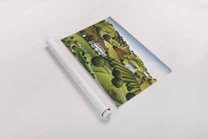 Apple Valley by David Carter Brown. shown as a rolled paper print. Available as archival giclee rolled canvas, fine art paper, or poster print. SKU 26452i.