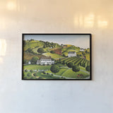 Apple Valley by David Carter Brown. shown as a paper print in a black flame. Available as a archival giclee rolled canvas, fine art paper, or poster print. SKU 26452i.