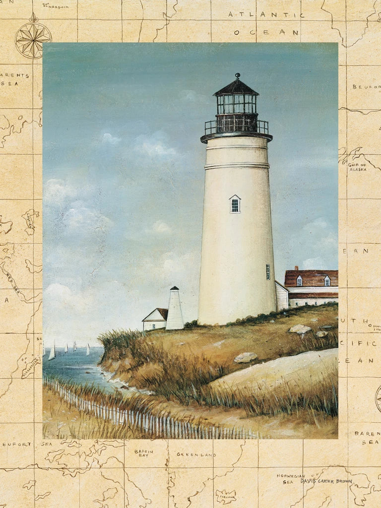 Atlantic Island Map by David Carter Brown